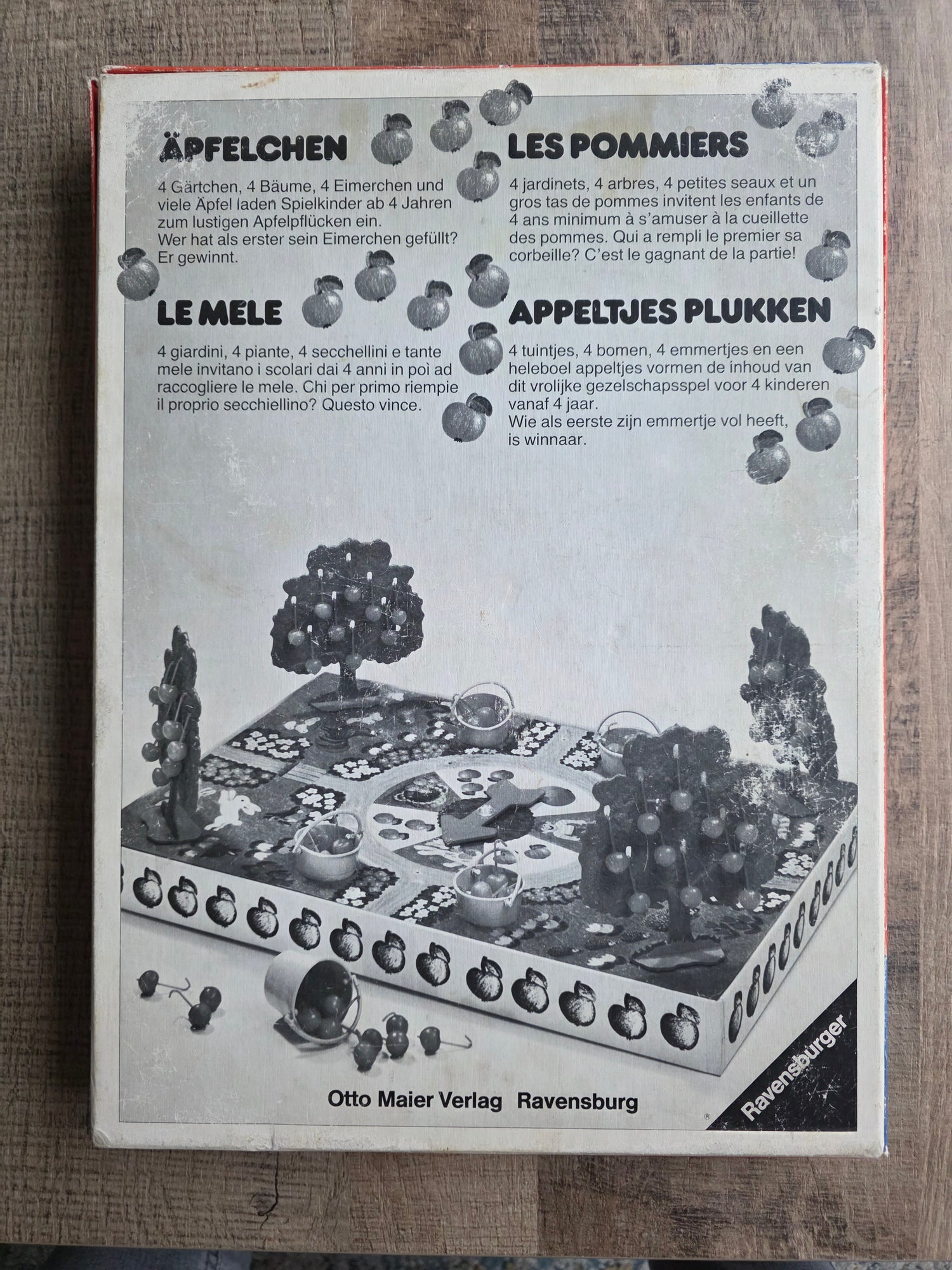 Ravensburger Appeltjes plukken vintage spel