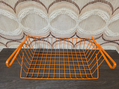 Vintage Tomado Barbertje draadmand oranje