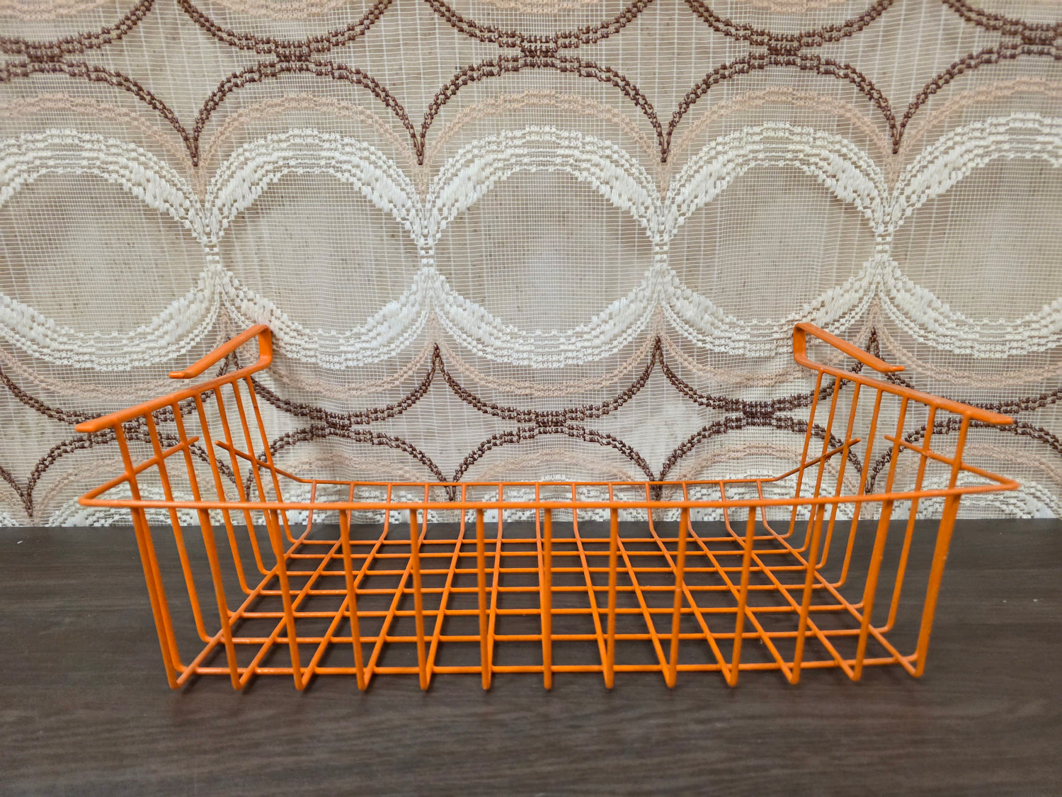 Vintage Tomado Barbertje draadmand oranje