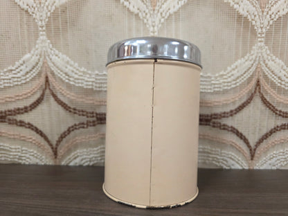 Brabantia suikerblik vintage jaren ’70 crèmekleurig