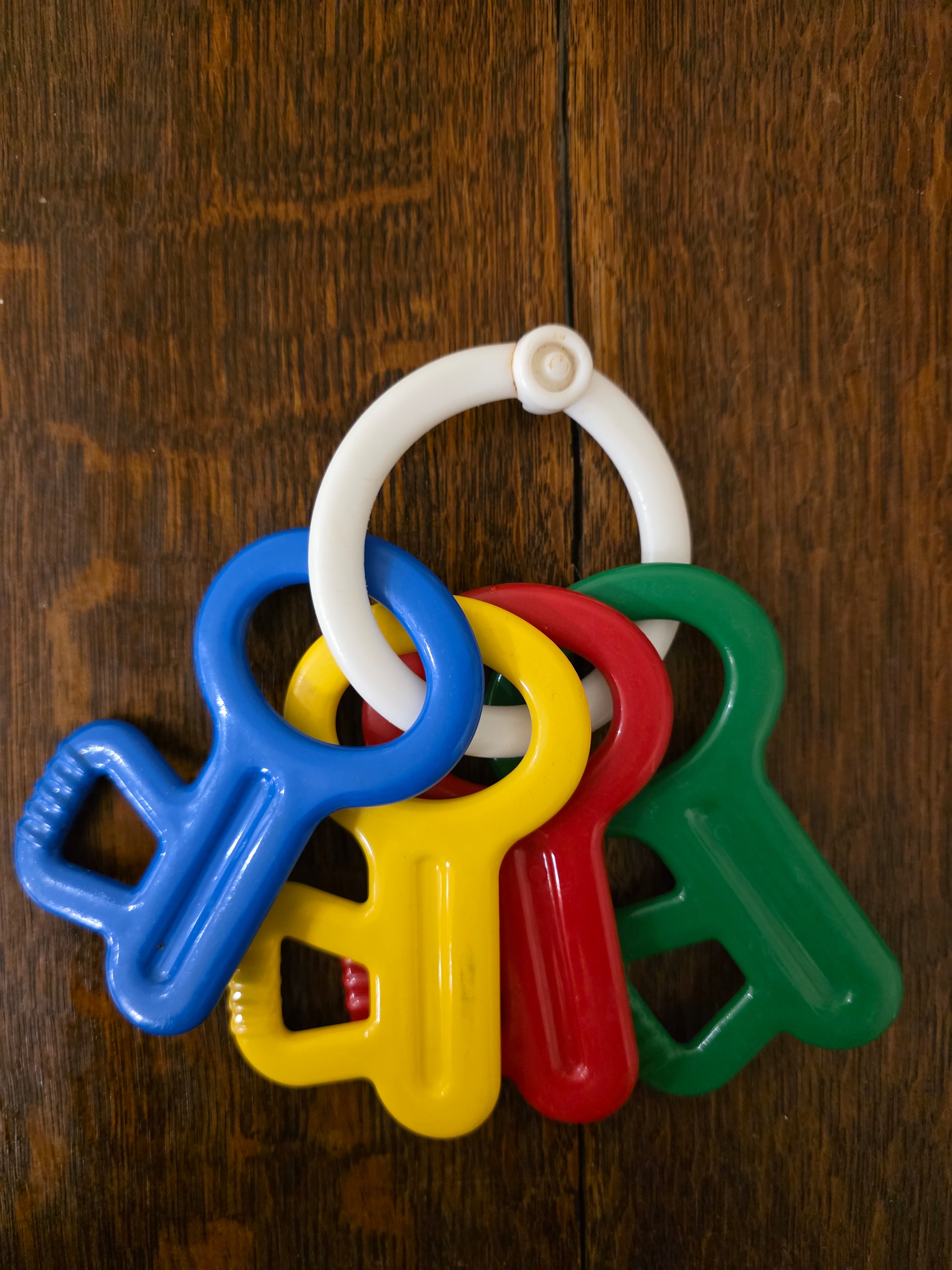 Ambi Toys sleutels aan witte ring jaren ’70/’80