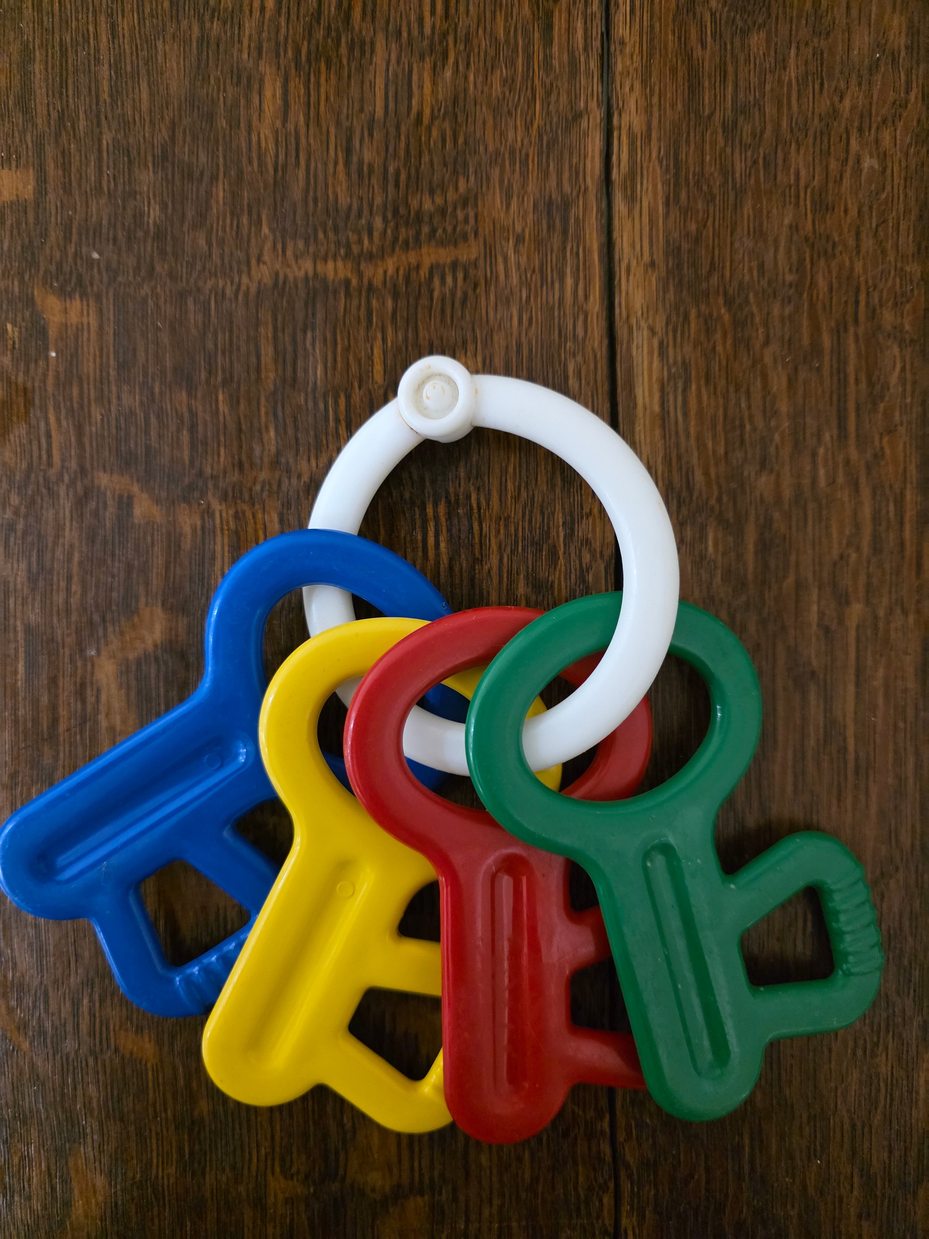 Ambi Toys sleutels aan witte ring jaren ’70/’80