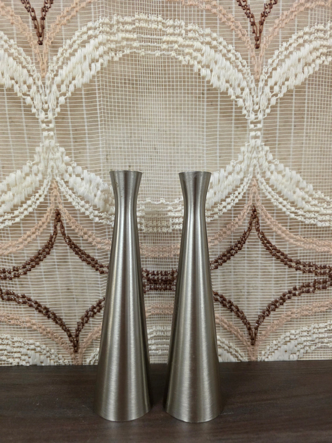 IKEA Götta Erika Pekkari aluminium kandelaar set van 2