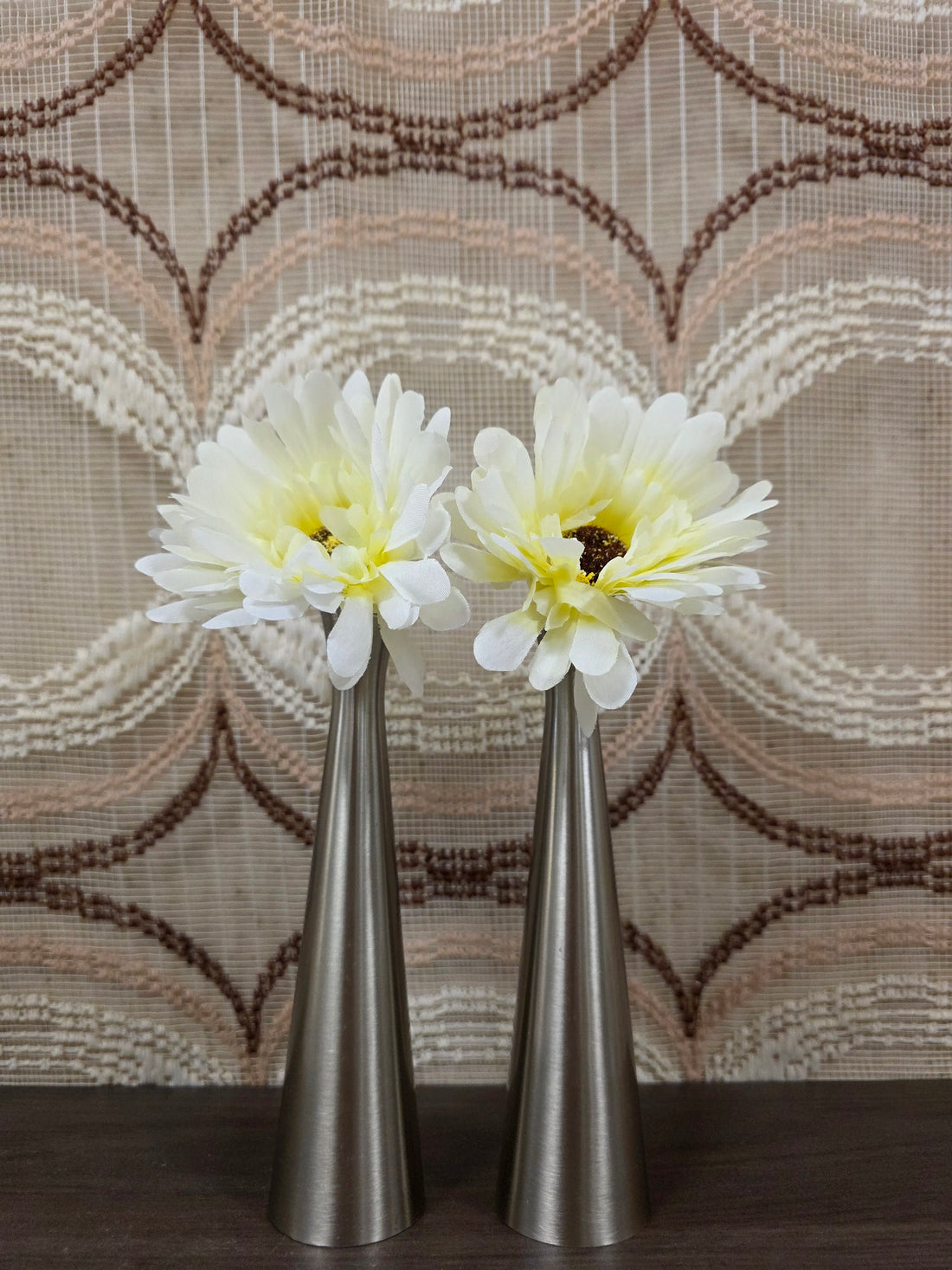 IKEA Götta Erika Pekkari aluminium kandelaar set van 2