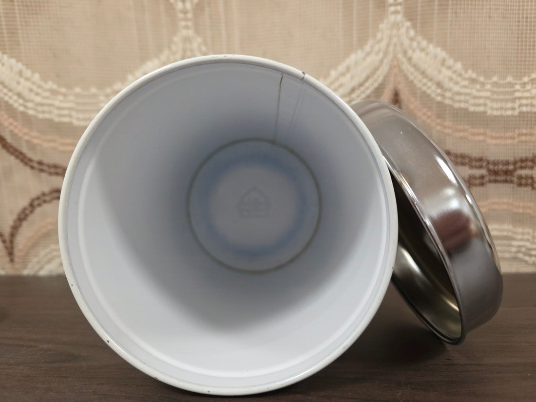 Brabantia beschuitblik met roos 20 cm