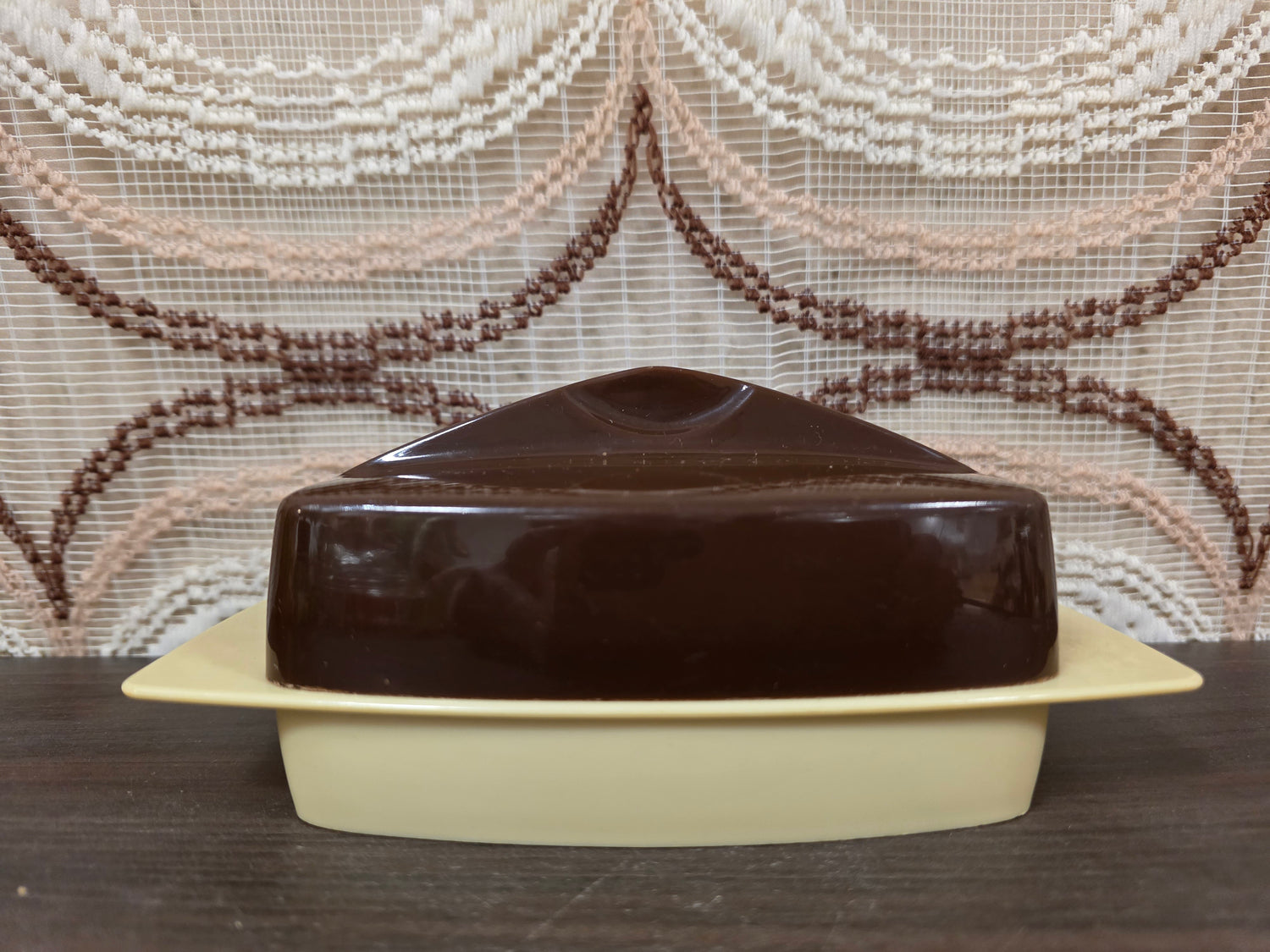 SENO botervloot bruin beige vintage