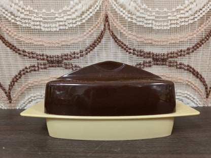 SENO botervloot bruin beige vintage