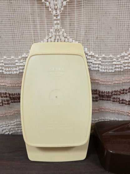 SENO botervloot bruin beige vintage