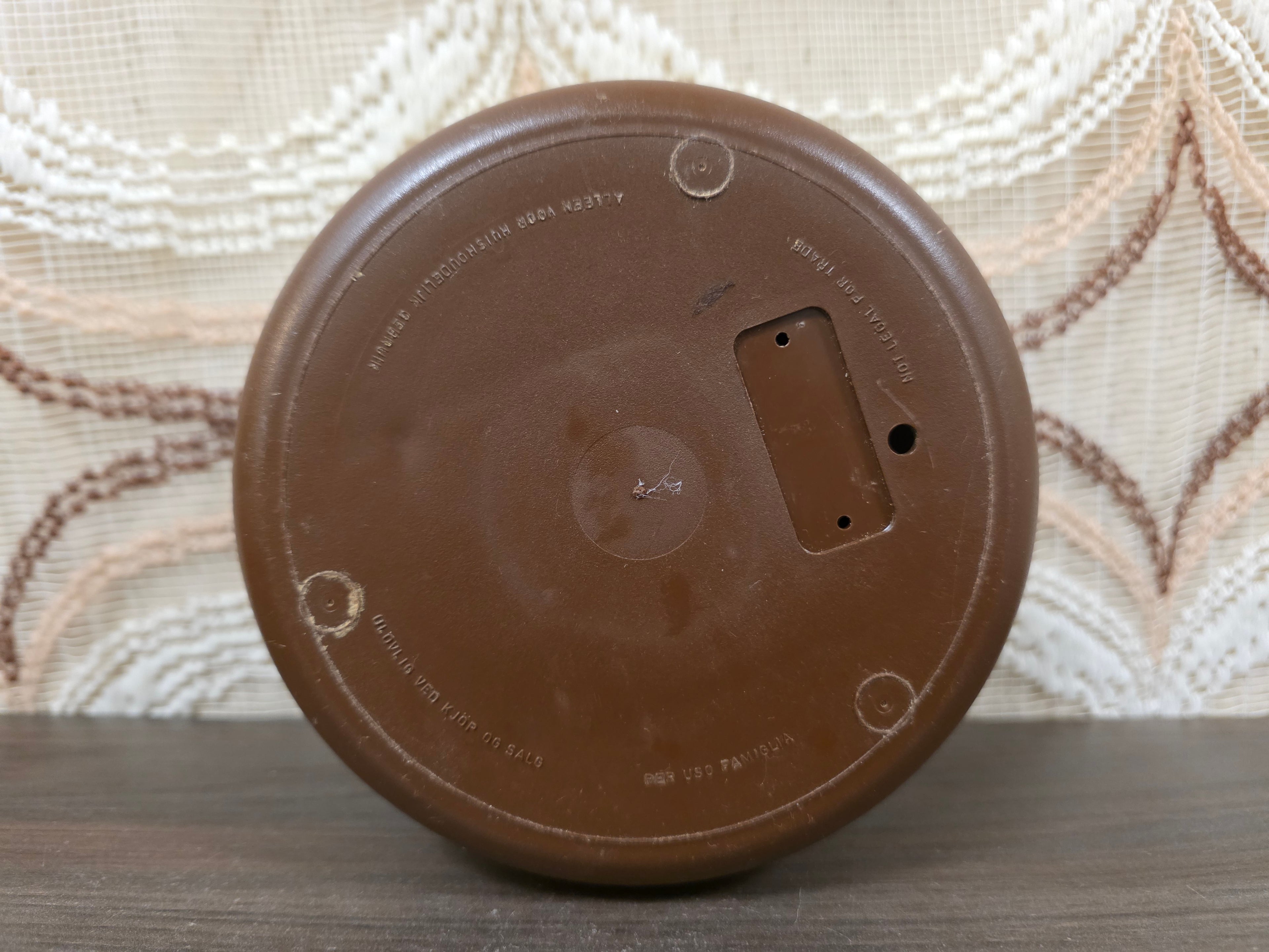 Vintage Soehnle keukenweegschaal bruin crème