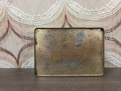 Vintage blik met konijnen illustratie