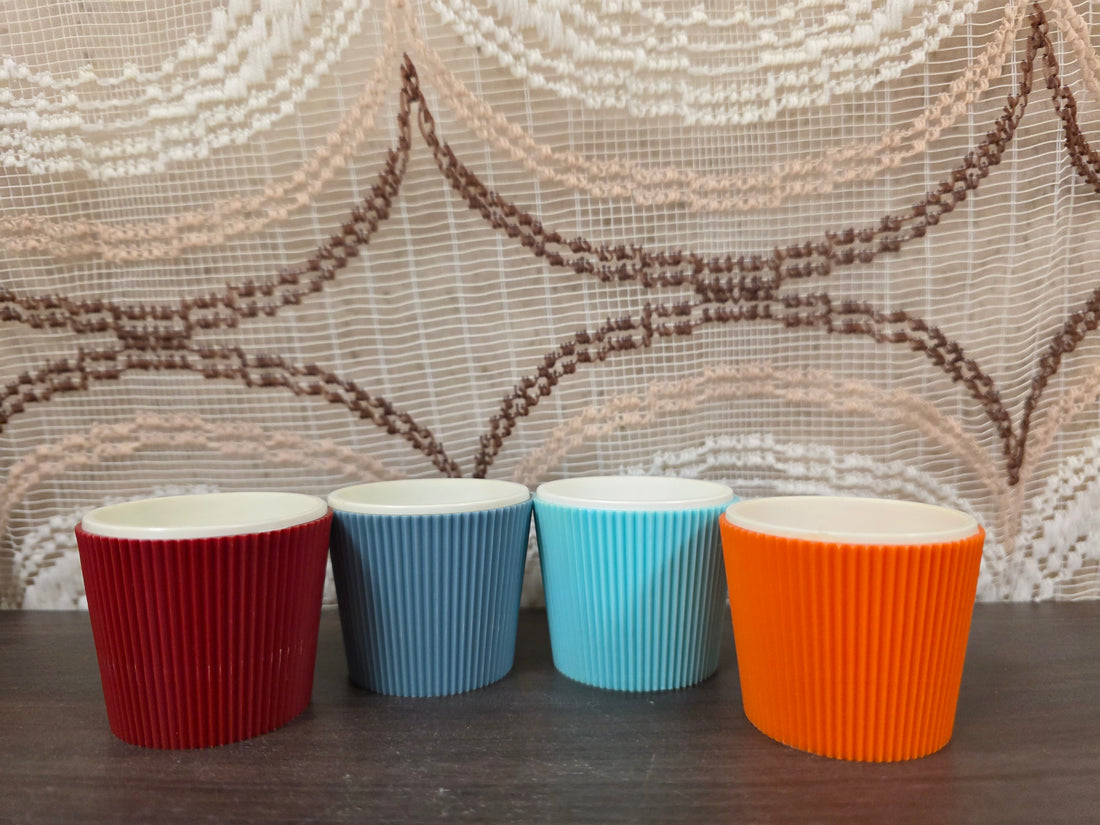 Turkstra vintage gekleurde eierdopjes