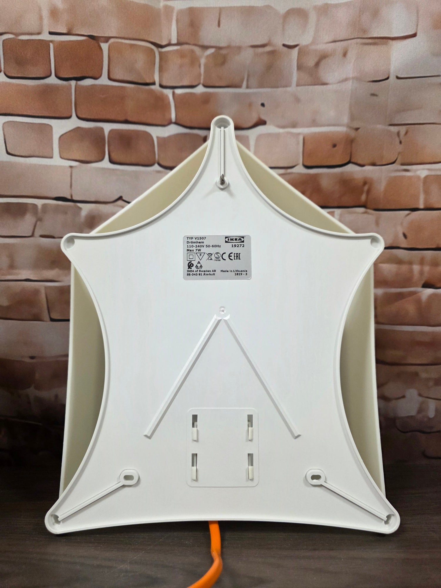 IKEA Drömhëm lamp huisje wandlamp wit