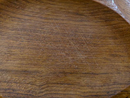 Houten vintage borden met vakverdeling