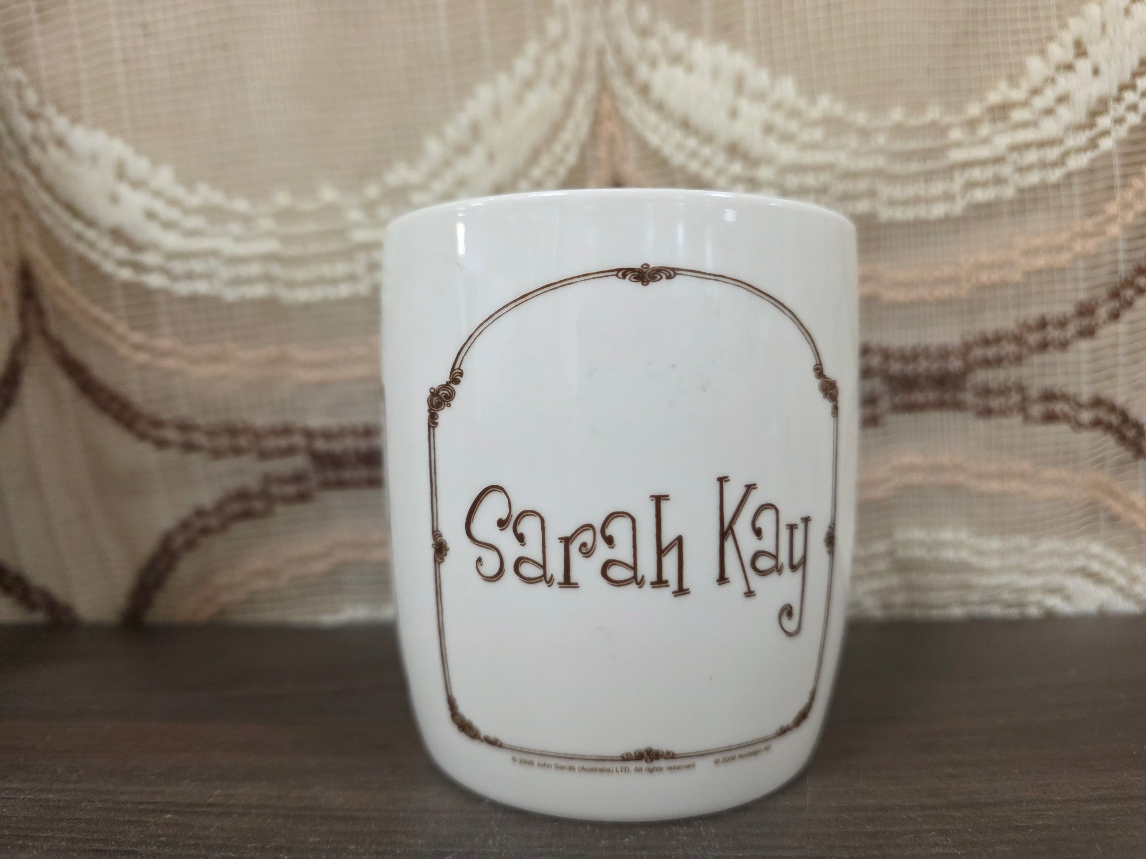 Sarah Kay mok jaren 80 met 2 afbeeldingen