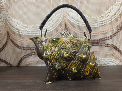 Vintage theepot schelp – decoratief theepotje