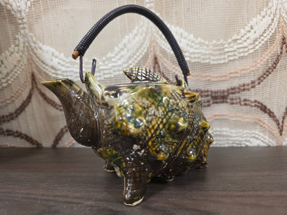 Vintage theepot schelp – decoratief theepotje