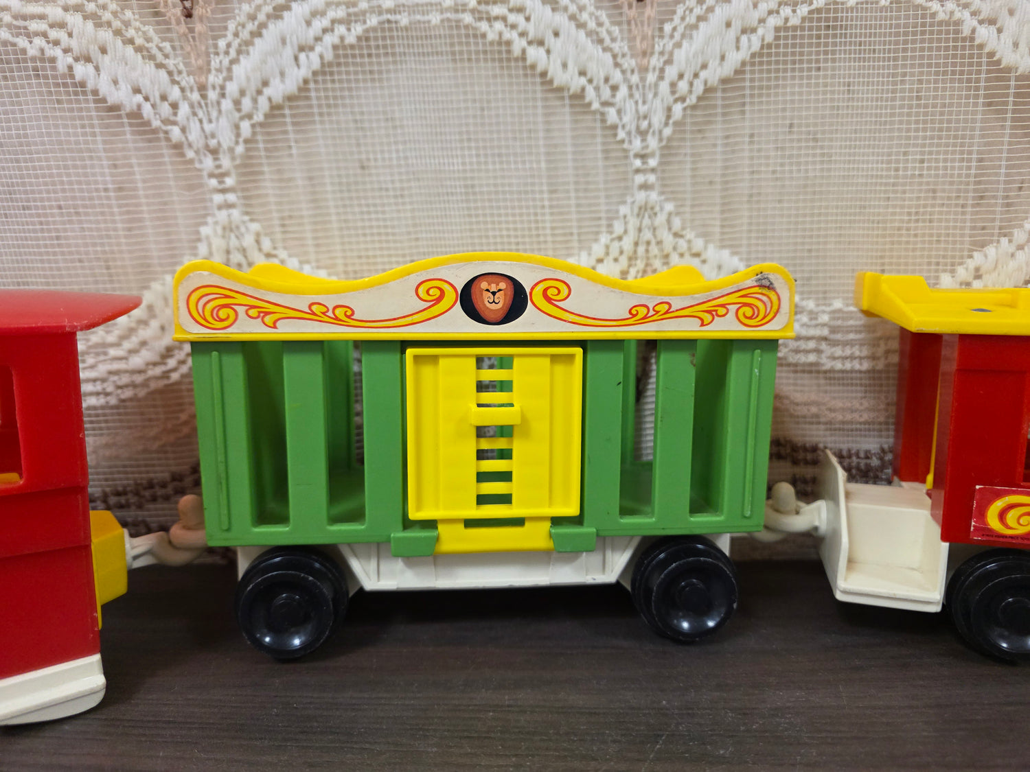 Fisher Price circus trein vintage speelgoed trein