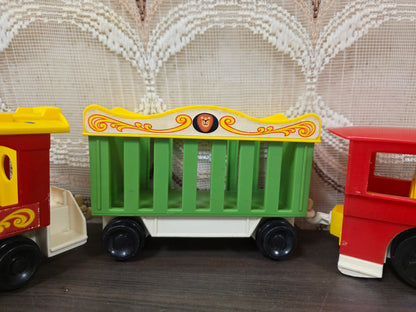 Fisher Price circus trein vintage speelgoed trein