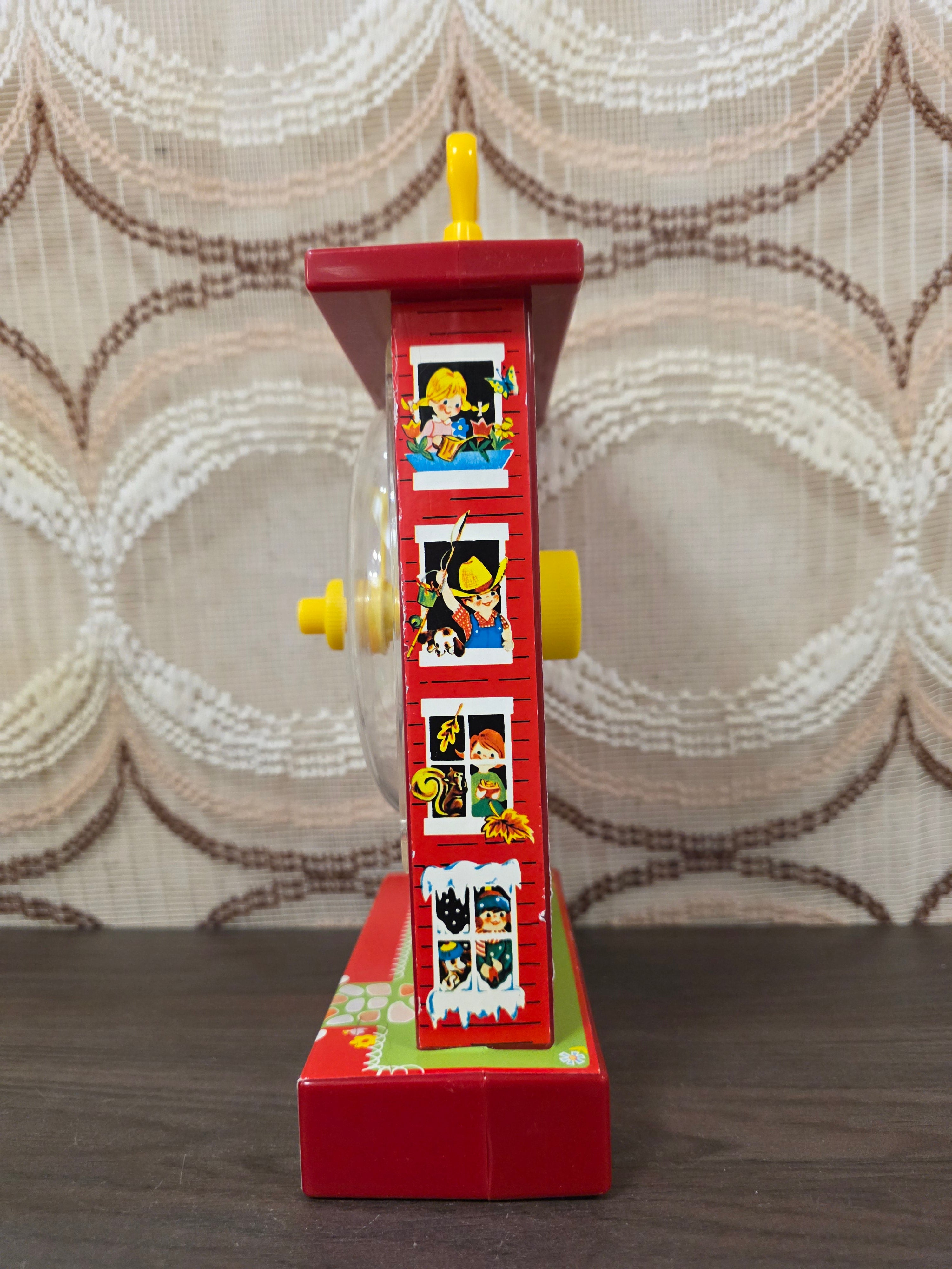 Fisher Price music box teaching clock