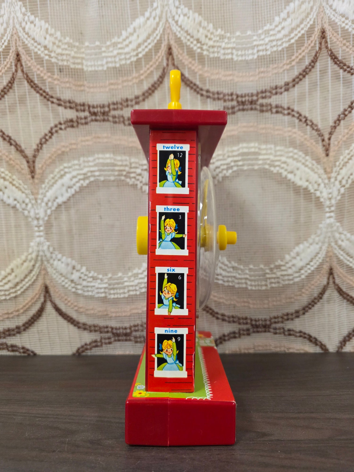 Fisher Price music box teaching clock