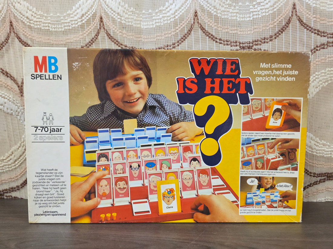 MB Spel Wie is het? Vintage editie 1981