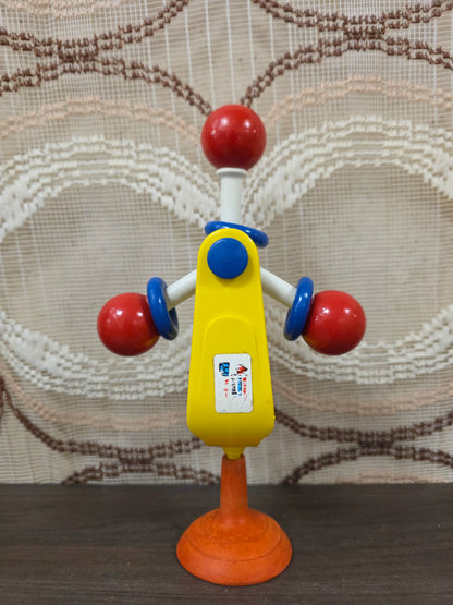 Ambi Toys Rota Rattle vintage draaibare rammelaar met zuignap