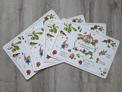 Vintage David de Kabouter placemats Rien Poortvliet