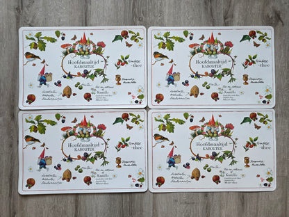 Vintage David de Kabouter placemats Rien Poortvliet