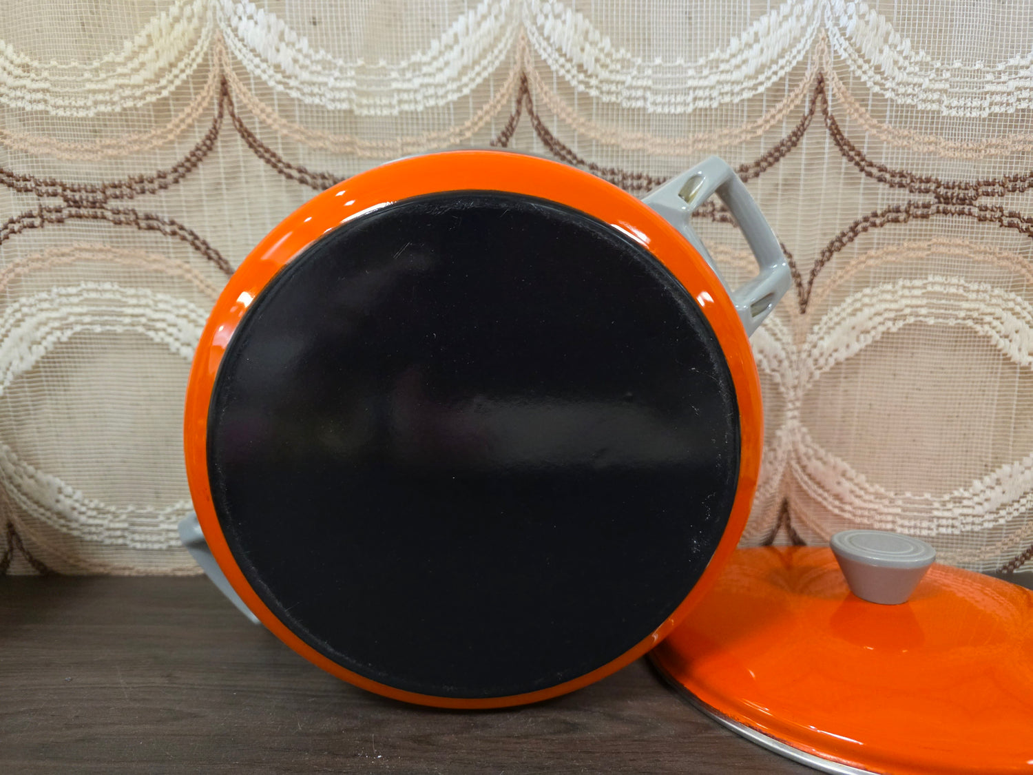 Brabantia pan Diana bloemmotief jaren ’70 – Ø 24 cm