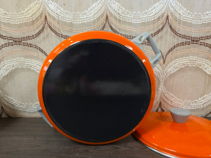 Brabantia pan Diana bloemmotief jaren ’70 – Ø 24 cm