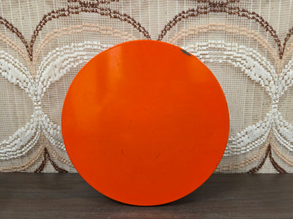 Brabantia Diane trommel oranje bloemen jaren 70