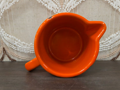 Brabantia Diane emaille kannetje oranje jaren 70