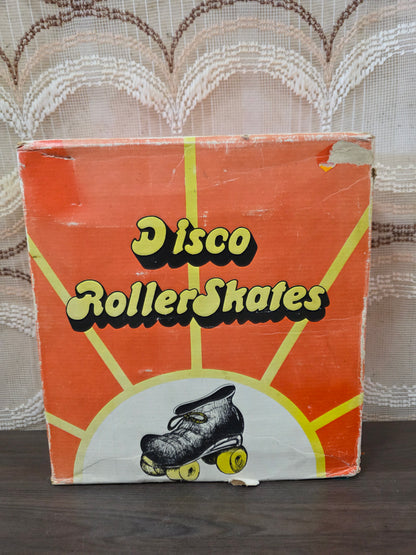 Rolschaatsen blauw geel maat 38