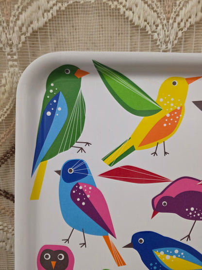 IKEA BÄRBAR dienblad met vogelmotief ontwerp S. Edholm &amp; L. Ullenius
