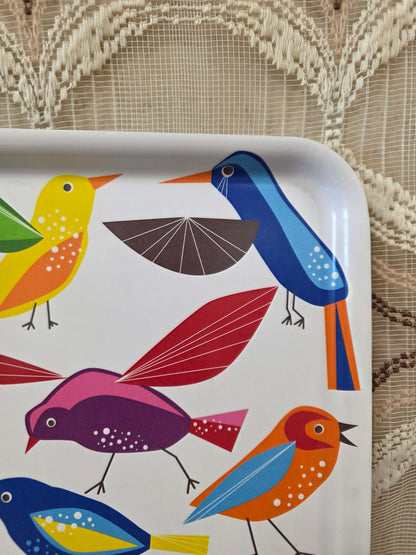 IKEA BÄRBAR dienblad met vogelmotief ontwerp S. Edholm &amp; L. Ullenius