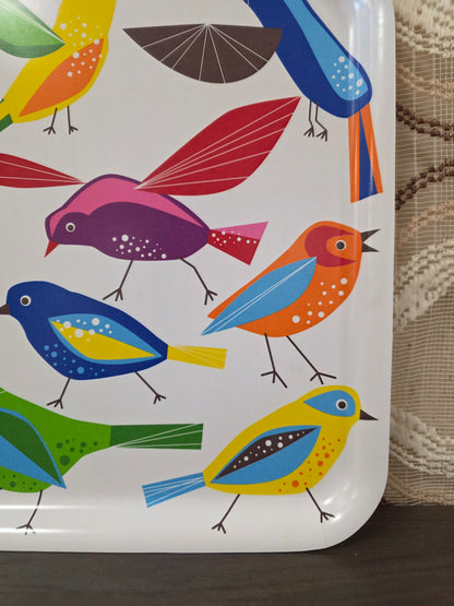 IKEA BÄRBAR dienblad met vogelmotief ontwerp S. Edholm &amp; L. Ullenius