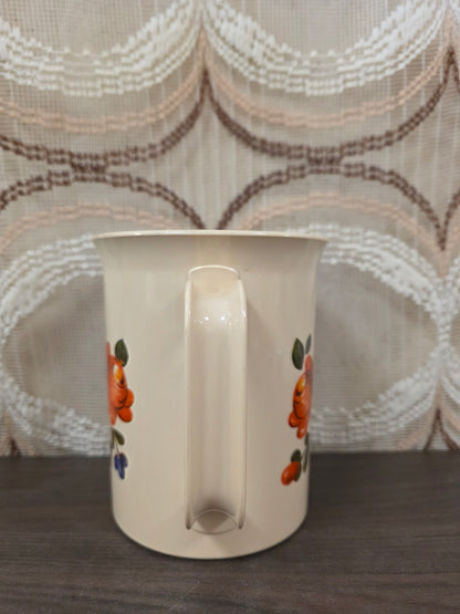 Vintage Emsa maatbeker bloemenprint jaren 70
