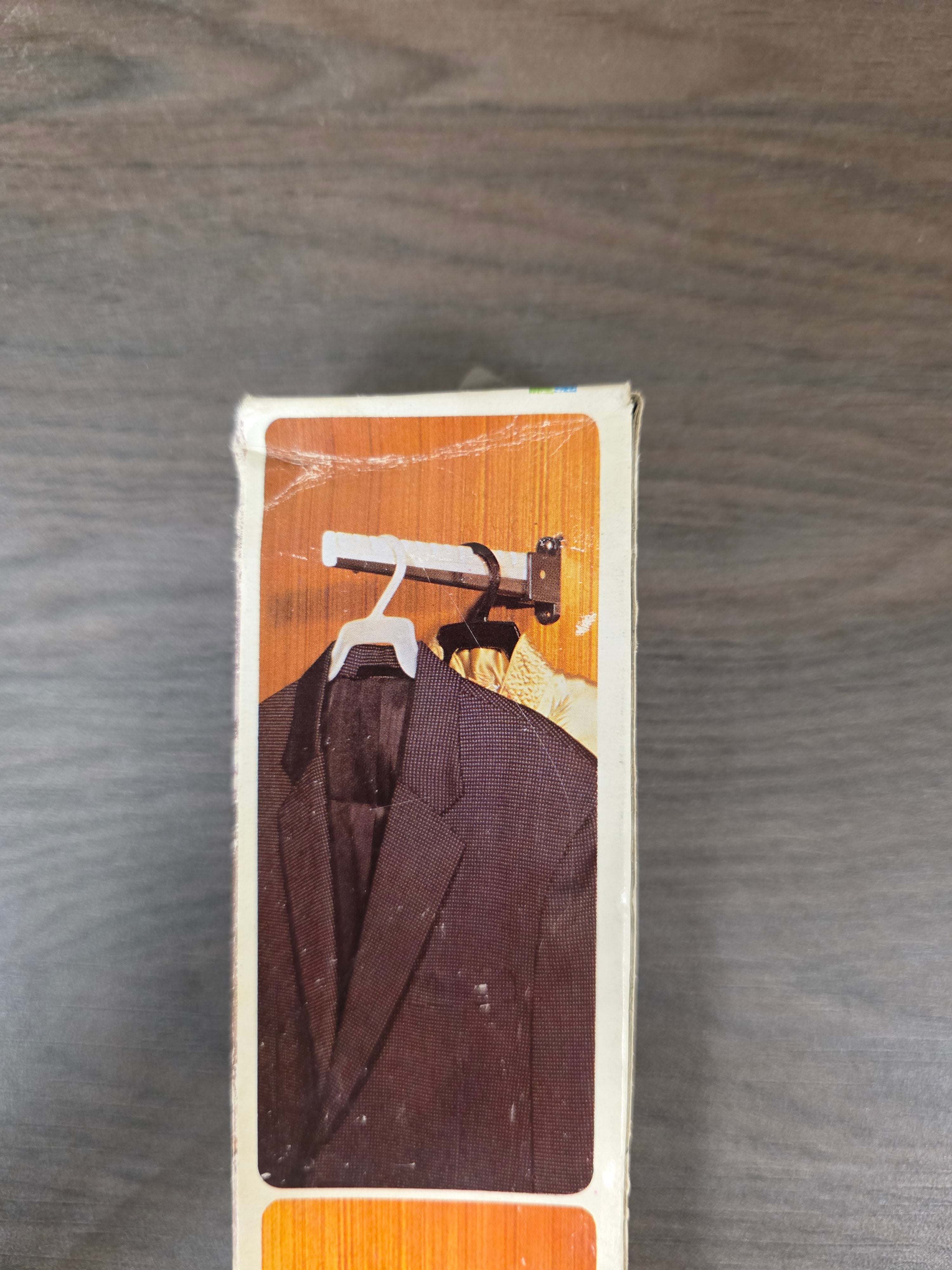 Vintage uitklapbaar kledinghanger rek
