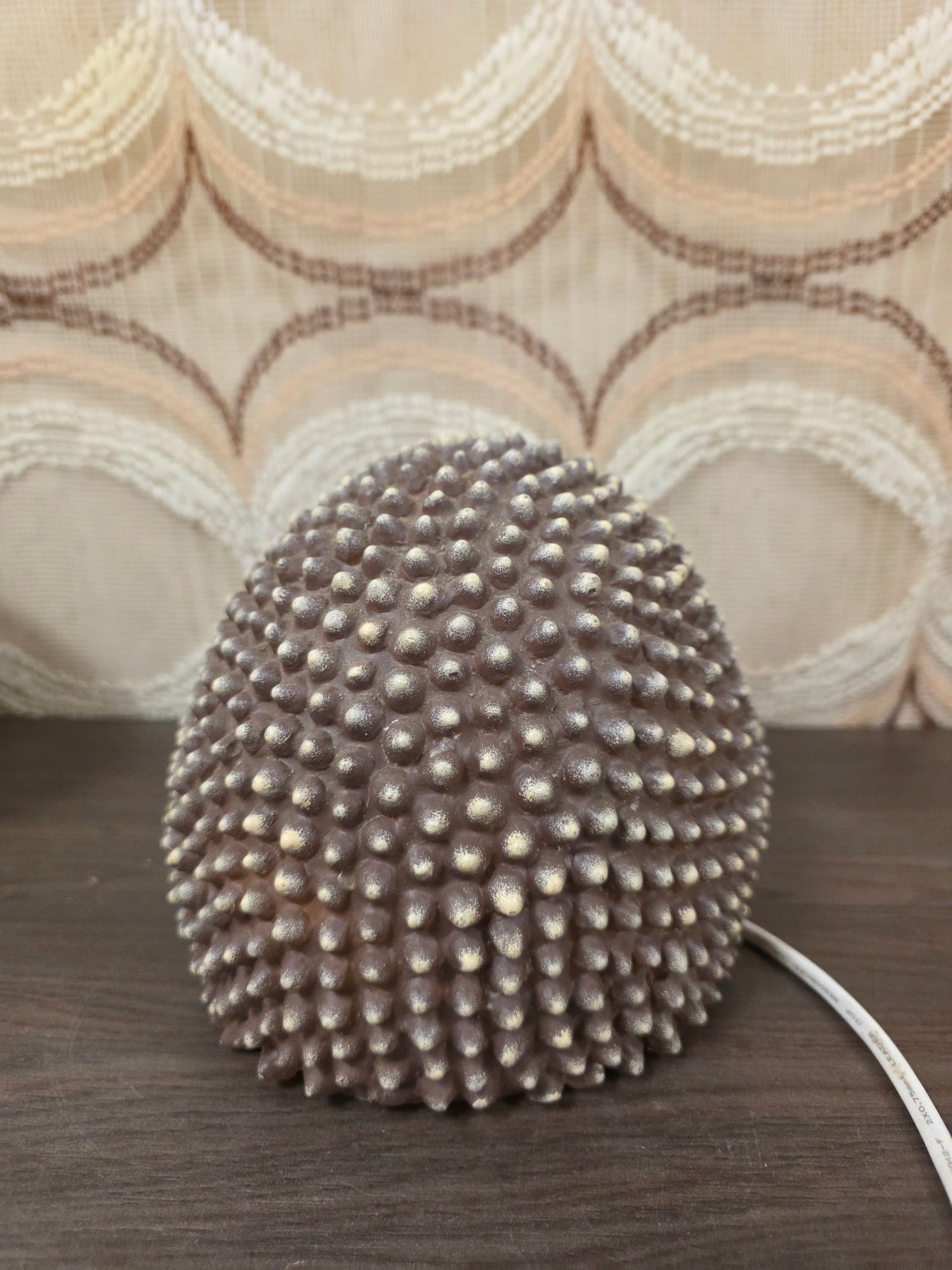Heico egel retro lamp bruin