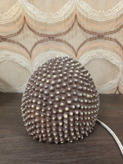 Heico egel retro lamp bruin