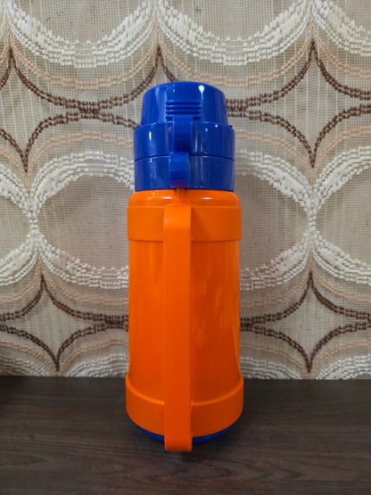Thermoskan oranje met bekers 0.75L
