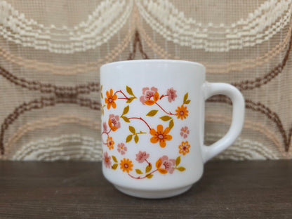 Arcopal Scania koffiebeker bloem oranje