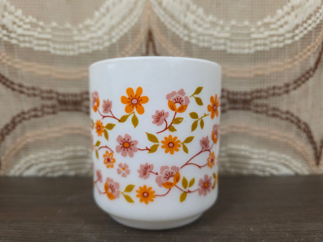 Arcopal Scania koffiebeker bloem oranje