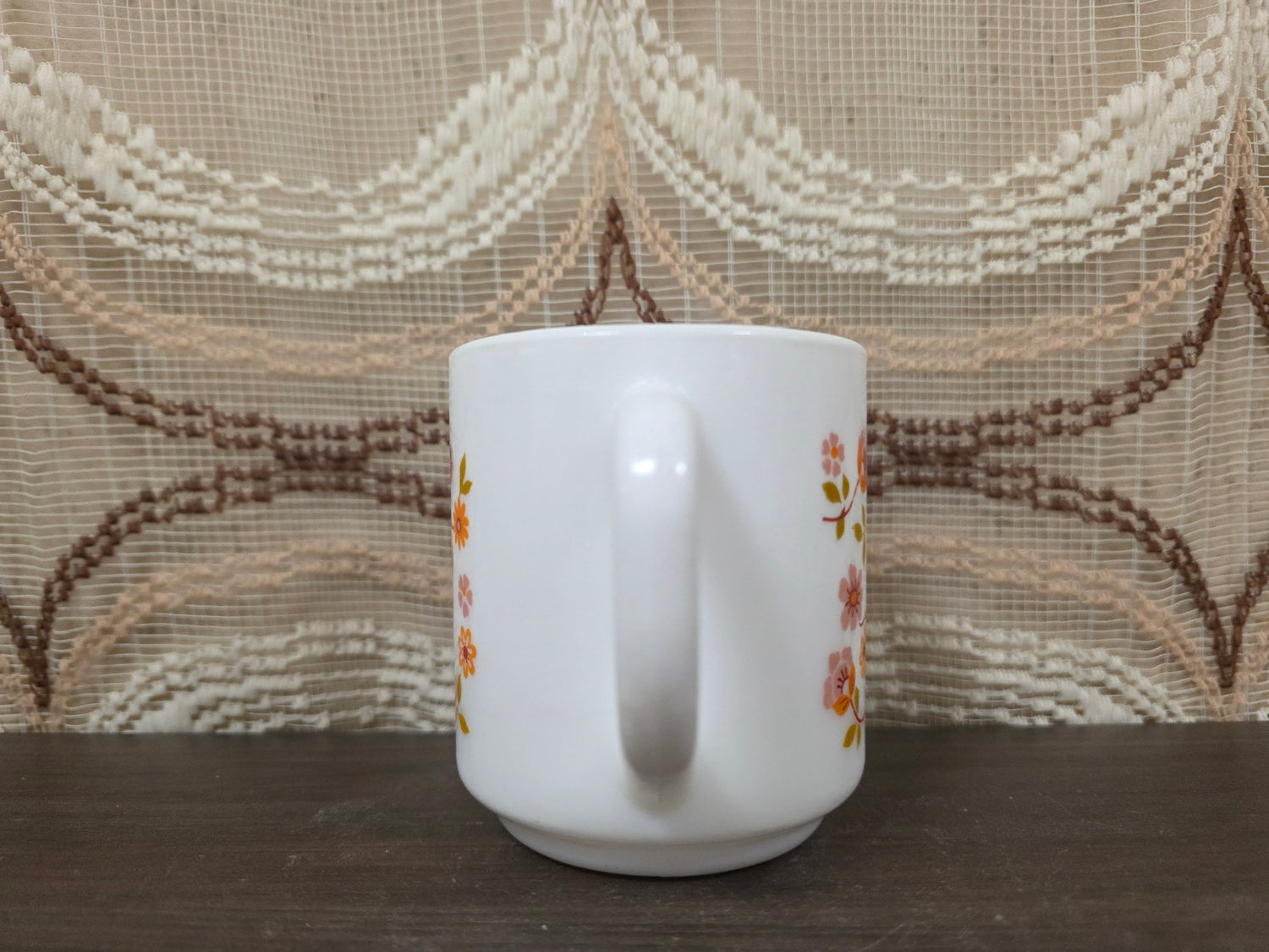 Arcopal Scania koffiebeker bloem oranje
