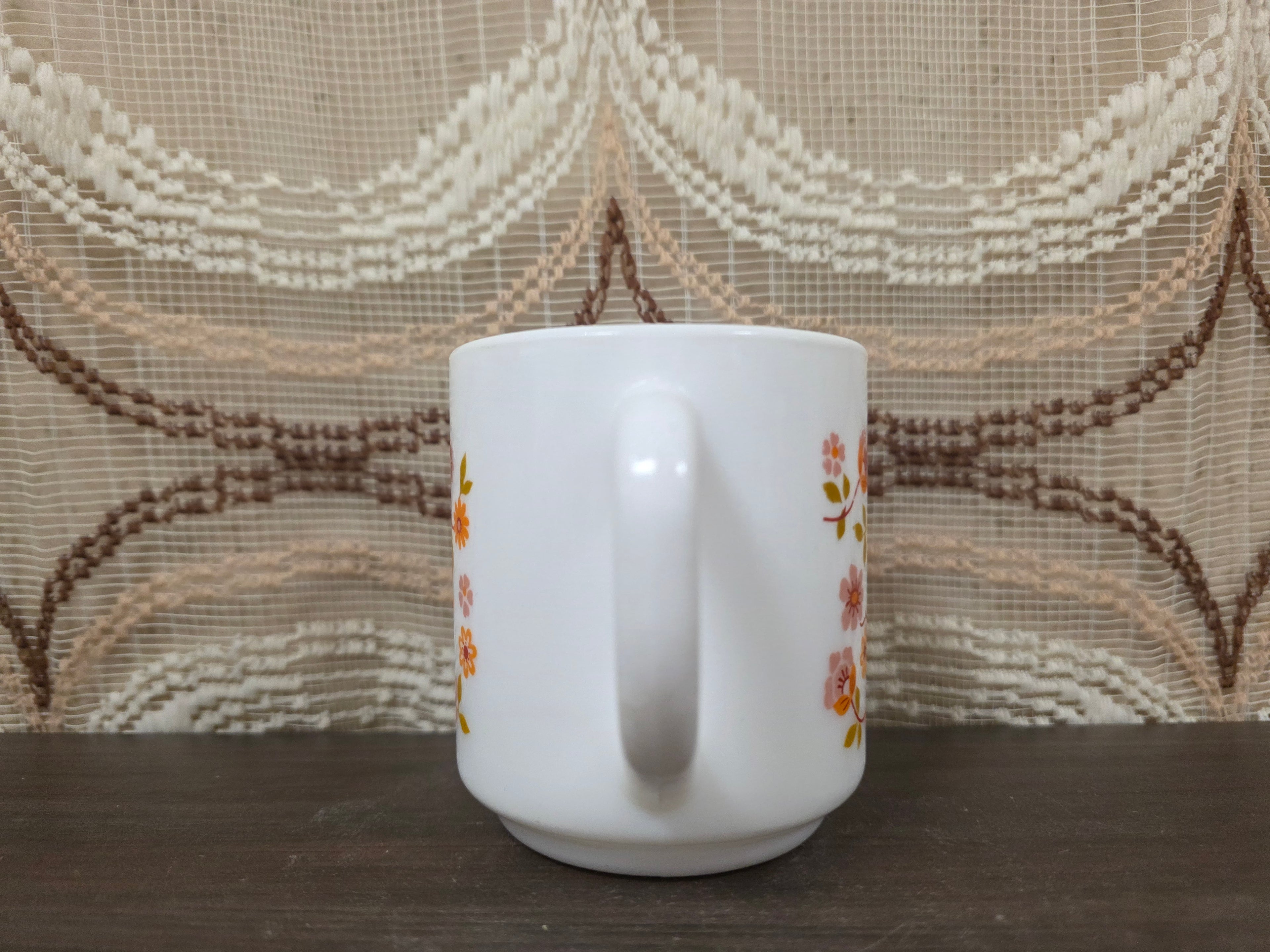 Arcopal Scania koffiebeker bloem oranje