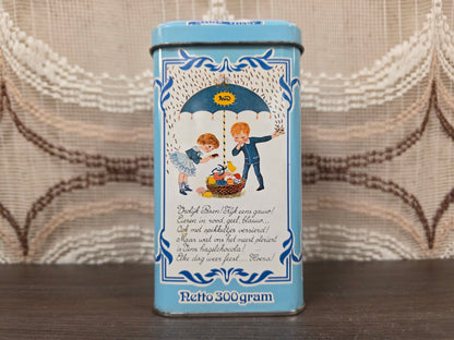 Venz melk hagelslag blik blauw met illustratie