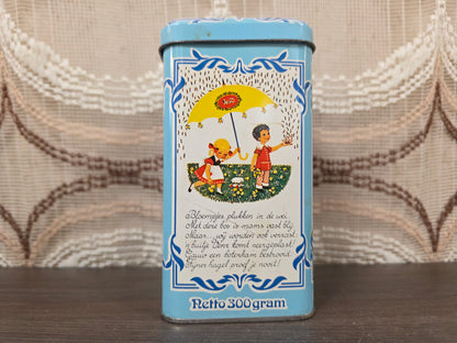 Venz melk hagelslag blik blauw met illustratie