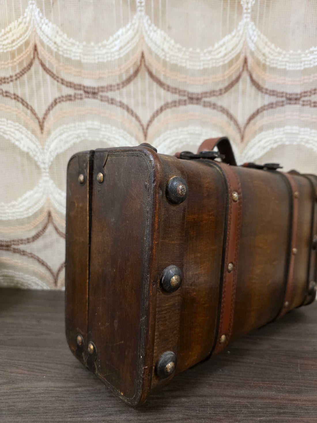 Vintage houten koffer decoratief