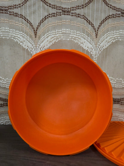 Tupperware oranje koektrommel