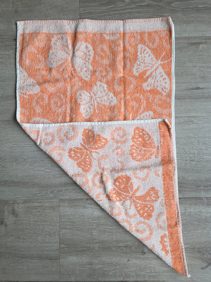 Vintage handdoeken met vlinders – set van 2